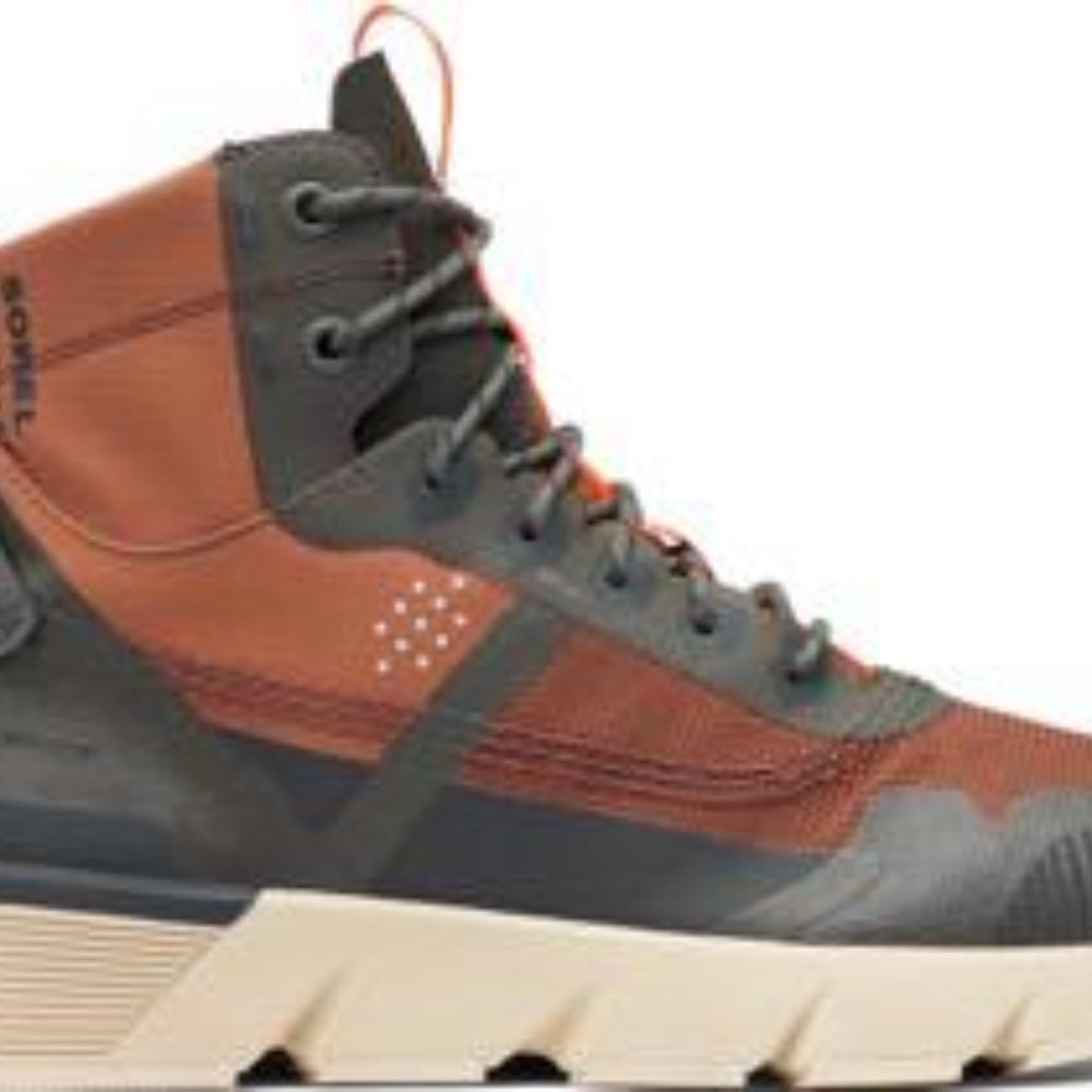 Sorel Mens Kinetic Rush Waterproof Dark Amber, Buffalo - Picture 1 of 3